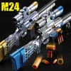 M24 Toy Guns Soft Bullet Shell Éjecté Pistolet Fusil Sniper Manuel Mousse Fléchettes Blaster Tir Jouet Pour Acults Enfants Garçons Jeux De Plein Air