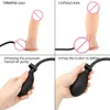 EXVOID Realistic Penis Anal Plug Pump G Spot Massager Sexy Products Flesh Big Butt Plug Huge Inflatable Dildo Sex Toys For Women L230518