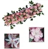 20pcs DIY Wedding Artificial Rose Flower Row Wall Arrangement Supplies Wedding Iron Arch Backdrop T Stage Decoration