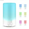 Aroma Diffuser 70mL Mini Cool Mist Luchtbevochtiger met 7 Kleuren LED Verlichting USB Aromatherapie Diffuser voor Home Office Slaapkamer Auto Us L230523