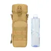 Hidratação Tático Molle Bolsa para Garrafa de Água de Nylon Outdoor Militar Saco de Chaleira de Viagem com Alça de Ombro 230605