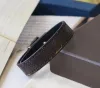 브랜드 디자이너 럭셔리 팔찌 남성과 여자 팔찌 패션 유니스석 쥬얼리 Aolly Buckle Leather Box