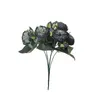 Decoratieve Bloemen Herfst Kunstmatige Peony Rose Home Party Bruiloft Rozen Boeket Bush