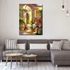 Handcrafted Modern Coastal Canvas Art Fragrant Entrance Contemporary Painting Elevate Your Office Space