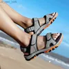 Гора 44 ЧЕЛОВЕКА БОЛЬШОЙ ОБУВНЫЕ ОБУЧЕНИЯ НА SUMPER COMSTECT CUROER SANDLES SANDALHAS EM MACCULINO COURO SAMOOL HOMBRE SANDAL DE SPORT для мужчин S L230518