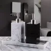 Zeepdispenser Badkamer Accessoires INS Imitatie Marmer Streep Hars Handdesinfecterend Fles Shampoo Dispenser Lotion Fles Voor el 230605