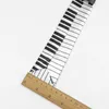 Stropdassen Klassieke Mode Mens Skinny Tie Kleurrijke Muzieknoten Gedrukt Piano Gitaar Polyester 5cm Breedte Stropdas Feestcadeau Accessoire 230605