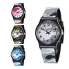 Children's watches Navy Blue Military Camouflage Watch Children Silicone Watch Cartoon Quartz Kids Watches Boys Gift Watch for Children 230606