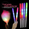 Cotton Candy Light Cones Colorful Glowing Luminous Marshmallow Cone Stick Party Favors Halloween Christmas Supply Flashing Color F0628