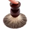 Altri articoli per la depilazione Qshave Man Pure Badger Pennello da barba in legno 100% per rasoio Double Edge Safety Straight Classic 230606