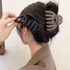 Autres pinces à café neutres pour cheveux épais, accessoires de coiffure pour femmes, épingles à cheveux crabe en plastique, cadeaux