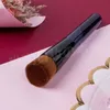 131 pinceau de maquillage haute densité à tête plate inclinée ne mange pas de poudre maquillage nu naturel portable