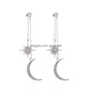 Dangle Chandelier New Fashion Sun Star Moon Earrings 여성 2021 일본과 한국 달콤한 기질 액세서리 드롭 배달 DHAZG