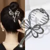 Altro strass capelli retrò chignon capelli granchio donne barrette porta forcine accessori per capelli moda