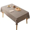 Table Cloth Large Size Rectangle Waterproof Anti-Shrink Soft And Wrinkle Resistant Decorative Fabric Cover For Kitchen