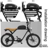 Högkapacitet Samsung 20AH 25AH 30AH SUPER 73 Batteri Pack Electric Bike 48V 52V 60V 72V med laddare