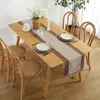 Table Cloth Dinner Tablecloth Anti-fade Cover Wrinkle-Resistant Color Block Tea Runner Household Supplies