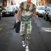 Hommes Survêtements D'été Survêtement À Manches Courtes TShirtTrousers Ensemble Casual Élégant Streetwear Mode Outfit Homme Vêtements Costume Surdimensionné 230605