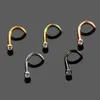 Nose Rings Studs 20PcsLot Implant Nose Stud Nostril Piercing Flat Crystal 20G 18G Screw Earring Nose Pircing Nariz 6MM Body Jewelry 230605
