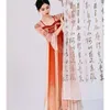 Costumes de danse classique pour femmes Han Tang Dynasties Flowing Body Charm Costume de performance chinoise Tenue de scène