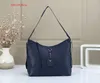 Bolsa de ombro feminina de grife Carryall Tote Couro de lona revestida Vintage Carry All 2 em 1 Hobo com carteira Moda Lady Bowknot Moeda Bolsas Bolsas pretas com relevo