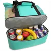 Dinnerware Sets Portable Cooler Bag Ice Pack Lunch Box Insulation Package Insulated Thermal Picnic Sandy Beach Bags Pouch For Women