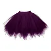 Saias Vintage Tule Feminino 2023 Manga Curta Tutu Saia Média Adulto Floral Ballet Festa Come on Vestido de Baile Mini Verão Esqui G220605