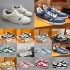 Men's Out of Office White Shoes Arrow Low-Top Leather Sneakers Mens Designer Trainer Flat Luxurys chunky Casual Shoe Virgil Sports Sneaker RG4