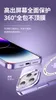 Moda Mıknatıs Kablosuz Şarjlı Telefon Kılıfları İPhone 14 Pro Max 13 12 11 Kristal Hibrit Renk Sert Plastik PC Yumuşak TPU Krom Bling Şeffaf Manyetik Arka Kapak