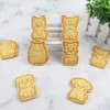 Bakvormen Plastic Cookie Cutter DIY Cartoon Biscuit Mould 3D Cutters Biscoito Mould Cake Decorating Tool