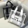 Designer PVC Handbags Clear Jelly Tote Bag Luxury Brands Shoulder Bags for Women Summer Waterproof Travel Beach Bag