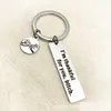 Keychains Lanyards Cute Friendship Keychain Couple Funny Gift Stainless Steel Key Ring I Am Thankf For You Bitch Girlfriend Valent Dhwwr