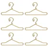 Hangers 50Pcs Clothes Gown Dress Outfit Holder Clothing Rack Simulation Accessories For Closets 40mm Golden