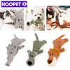 Hoopet Pet Toy Animal Kształt Lion Słoni dźwięk żucia Trzy kolory interaktywne zabawki