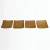 Small Mini Bamboo Dishes Eco-friendly Snack Plate Kitchen Spoon Rack Seasoning Sauce Holder Tableware JN06