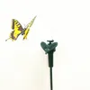 Garden Decorations Solar Power Dancing Farflies Fluting Vibration Fly Hummingbird Flying Birds Yard Funny Toys Q174