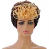 10 Inch Synthetic Wig Cap Short Curly Hair Front Lace Bob Style Variety of Designs