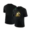 Personnaliser Oregon Ducks t-shirt personnalisé hommes collège noir vert jersey taille adulte football américain porter des maillots cousus