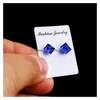 Andere Kein Loch Magnet Ohrstecker Kristall Diamant Würfel Clip One Frauen Männer Modeschmuck Will und Sandy Drop Lieferung Dh6Xi