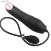 Plug anale in silicone Dildo gonfiabile Butt Barella Pompa Massaggiatore espandibile Giocattolo del sesso per donna Uomo L230518