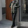 남자 재킷 남성 오일 왁스 사파리 재킷 올리버 그린 슬림 한 방수 방수 클래식 잉글랜드 패션 오토바이 빈티지 남성 의류