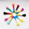 Nouveau Coloré Silicone Manches Peau Épais Verre Tuyaux Herbe Sèche Tabac Preroll Rouleau Cigarette Cigare Porte-Filtre Portable Amovible Facile Nettoyer Conseils Embouchure