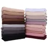 Sarongs Musilim 여성 Strechy Jersey Hijab Good Stitch 스트레치 Jesey Hijabs 스카프 소프트 터번 헤드 랩 헤드 스카프 230605