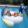 Inflatable Floats tubes Rooxin Giant Peacock Swimming Ring Floating Bed Adult Pool Mattress Chair Beach Toys 230605