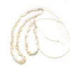 Pendentif Colliers Coquille Naturelle Collier Bracelet Petite Conque Perlée Pour Bijoux Femmes Cadeau