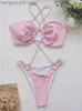 Damen-Badebekleidung, zweiteilige Hosen, Cikini, einteiliger Badeanzug, fester Strand-Bikini-Träger für Frauen, Sommer-Badebekleidung, sexy Badeanzug für Frauen, T230606