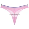 Calcinha fio dental feminina cintura listrada sem costura calcinha calcinha sexy calcinha lingerie T costas tanga mulher C Dhqbi