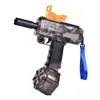 Gun Toys Uzi Full Automatic Water With Drum Summer Battle Fight Boy High Pressure Strong Spray Toy for Children Pool Beach Spela 230617