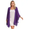 Vrouwen Jassen Chiffon Cape Bolero Vrouwen Femme Lichtgewicht Capes Jas Avond Bruiloft Bruids Wraps Accessoires Sjaal Jurk Cover Up