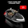 ElectricRC лодки v020 Sonar Smart 40 очков GPS Auto return RC Bait Boat 2KG Загрузка 500 м с ночными огнями для рыбалки Fishing 230605